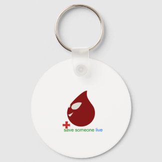 blood donation keychain