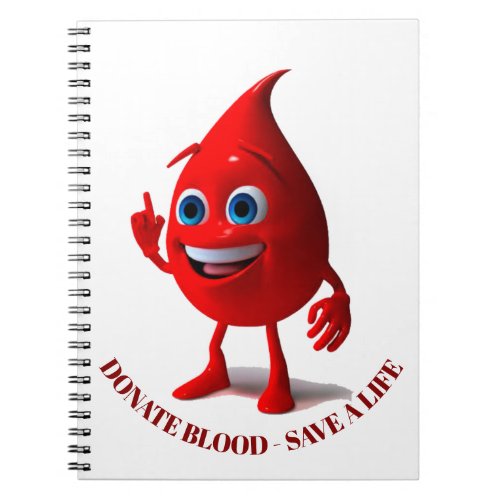 Blood donation notebook 