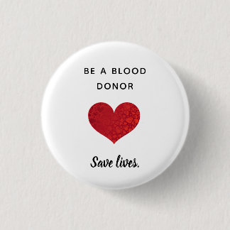 Blood Donor - Save Lives - Round Button