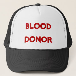 BLOOD DONOR TRUCKER HAT