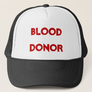 BLOOD DONOR TRUCKER HAT