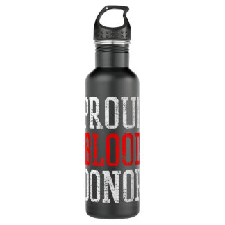 Blood Donor World Blood Donor Day Donation Gift Stainless Steel Water Bottle