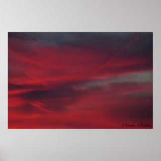 Blood Drenched Skies Poster