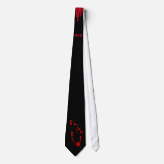 blood drip neck tie