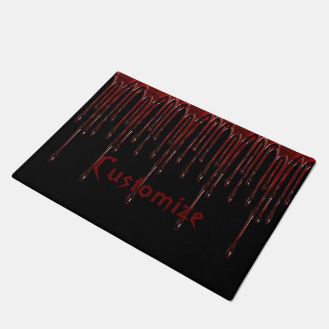 Blood Drips Doormat (Angled)
