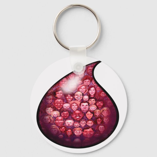 Blood Drop Keychain (Front)