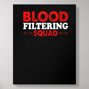 Blood Filtering Squad Hemodialysis Dialysis Regist Foam Core Photo Tile