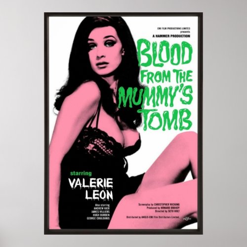 Blood From The Mummys Tomb Poster