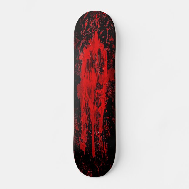 Blood Gothic Pagan Celtic Cross Skateboard Deck (Front)