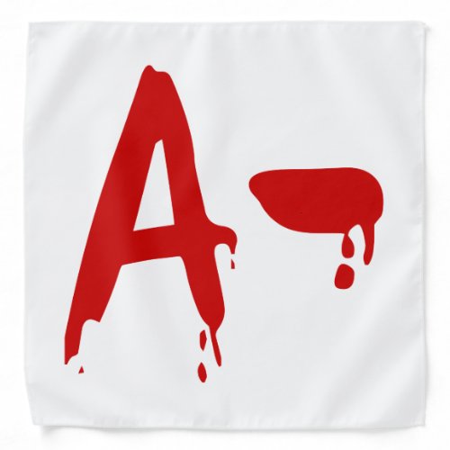 Blood Group A_ Negative Horror Hospital Bandana