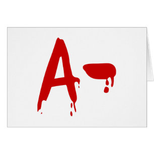 Blood Group A- Negative #Horror Hospital Cards