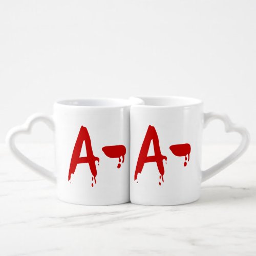 Blood Group A_ Negative Horror Hospital Coffee Mug Set