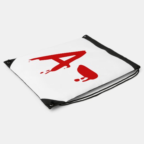 Blood Group A_ Negative Horror Hospital Drawstring Bag