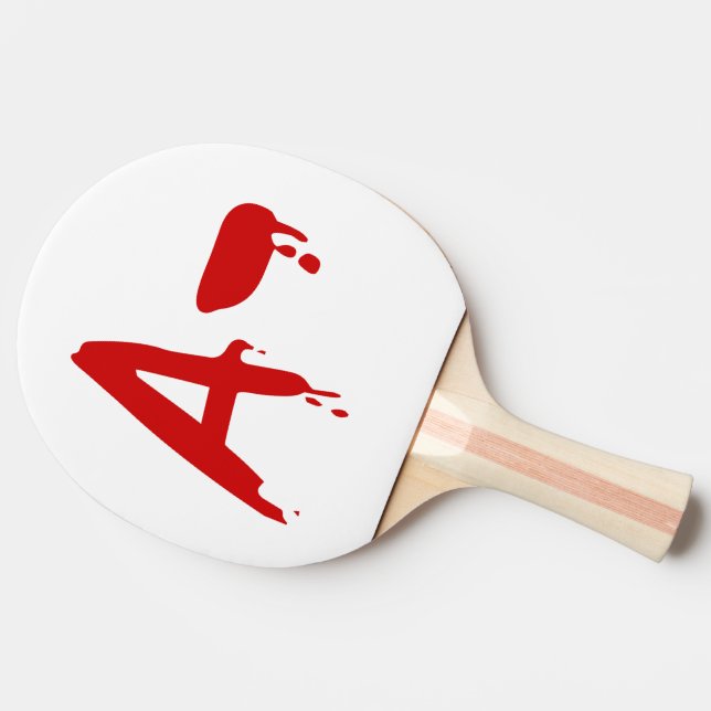 Blood Group A- Negative #Horror Hospital Ping-Pong Paddle (Side)