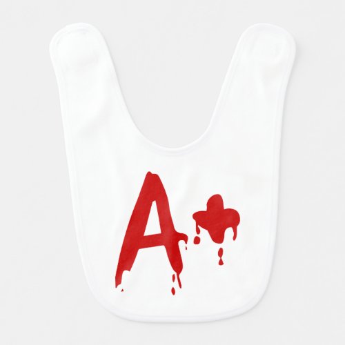 Blood Group A Positive Horror Hospital Bib