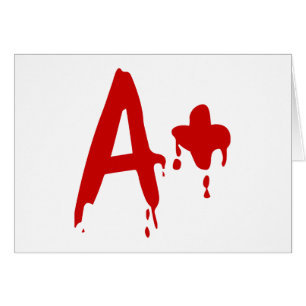 Blood Group A+ Positive #Horror Hospital Cards