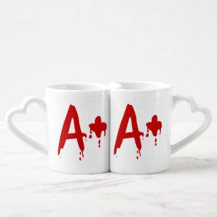 Blood Group A+ Positive #Horror Hospital Coffee Mug Set