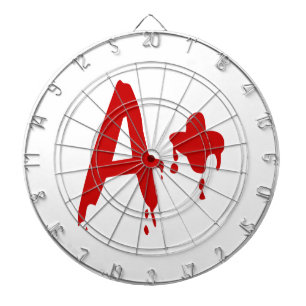 Blood Group A+ Positive #Horror Hospital Dartboard
