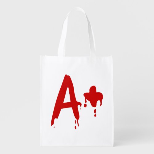 Blood Group A Positive Horror Hospital Grocery Bag