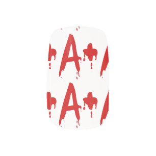 Blood Group A+ Positive #Horror Hospital Minx Nail Art