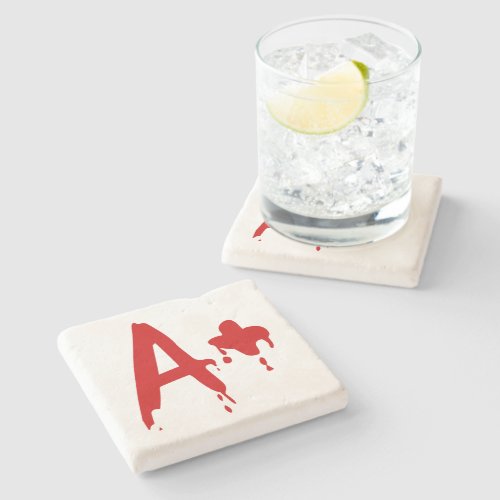 Blood Group A Positive Horror Hospital Stone Coaster