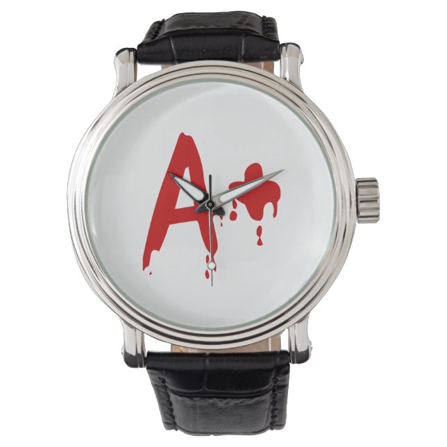 Blood Group A+ Positive #Horror Hospital Watch (Front)