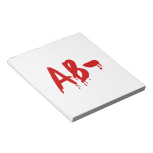 Blood Group AB- Negative #Horror Hospital Notepad