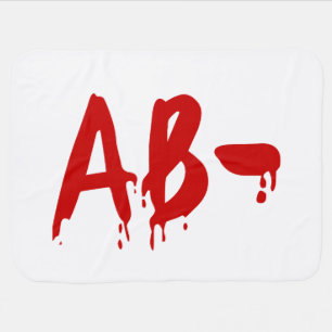 Blood Group AB- Negative #Horror Hospital Stroller Blanket