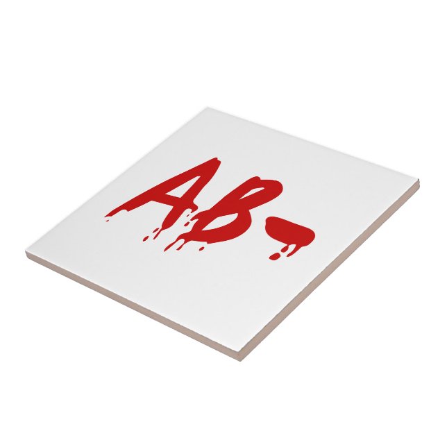Blood Group AB- Negative #Horror Hospital Tile (Side)