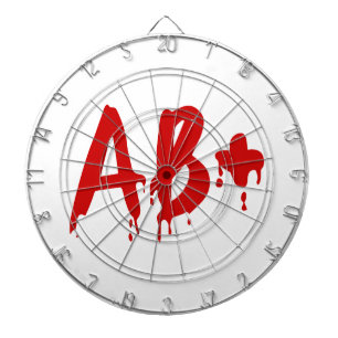Blood Group AB+ Positive #Horror Hospital Dart Board