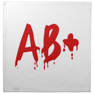 Blood Group AB+ Positive #Horror Hospital Napkin