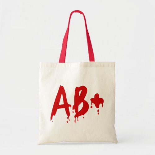 Blood Group AB Positive Horror Hospital Tote Bag