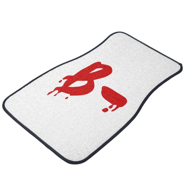 Blood Group B- Negative #Horror Hospital Car Mat (Angled)