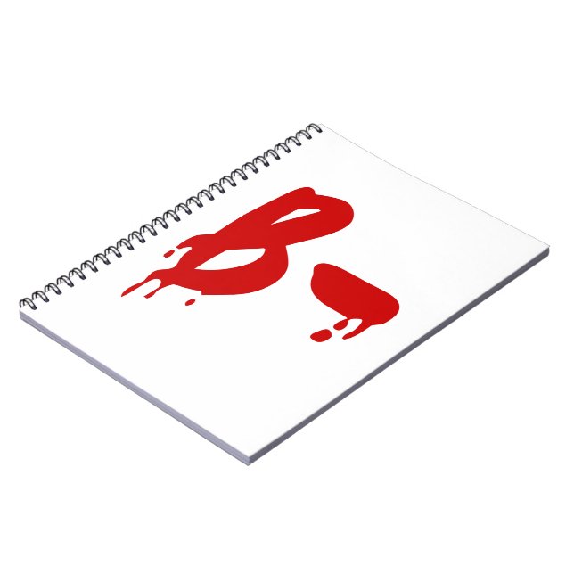 Blood Group B- Negative #Horror Hospital Notebook (Left Side)