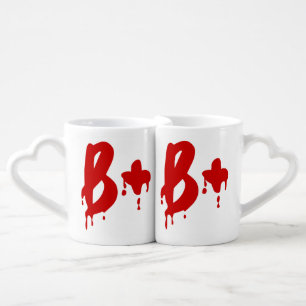 Blood Group B+ Positive #Horror Hospital Coffee Mug Set