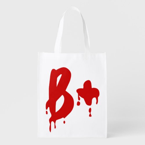 Blood Group B Positive Horror Hospital Grocery Bag