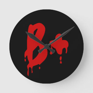 Blood Group B+ Positive #Horror Hospital Round Clock