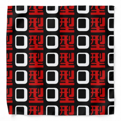 Blood Group O Japanese Kanji Bandana