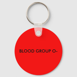 BLOOD GROUP O- KEYCHAIN
