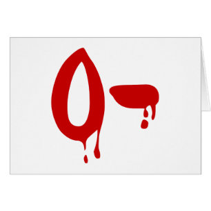 Blood Group O- Negative #Horror Hospital Cards