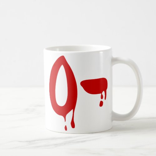 Blood Group O_ Negative Horror Hospital Coffee Mug