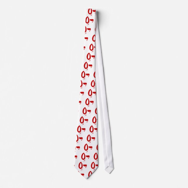 Blood Group O- Negative #Horror Hospital Neck Tie (Front)