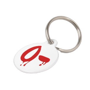 Blood Group O- Negative #Horror Hospital Pet Name Tag