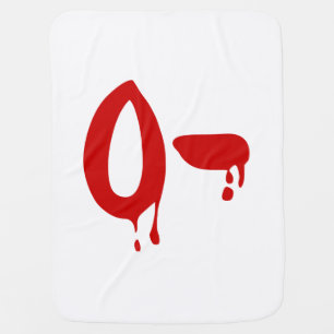 Blood Group O- Negative #Horror Hospital Swaddle Blanket