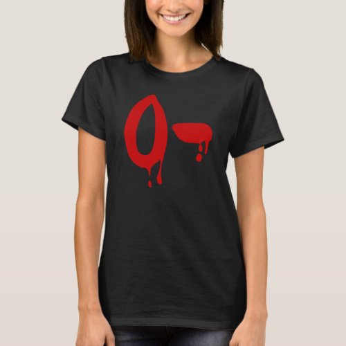 Blood Group O_ Negative Horror Hospital T_Shirt