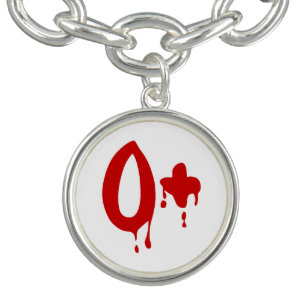 Blood Group O+ Positive #Horror Hospital Bracelet