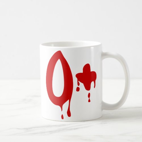 Blood Group O Positive Horror Hospital Coffee Mug