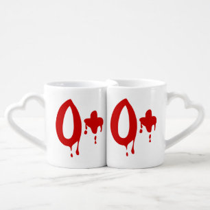 Blood Group O+ Positive #Horror Hospital Coffee Mug Set