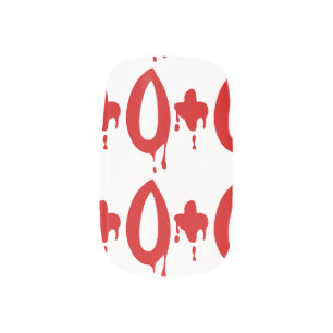 Blood Group O+ Positive #Horror Hospital Minx Nail Art