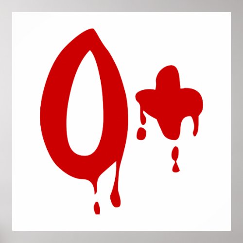 Blood Group O Positive Horror Hospital Poster